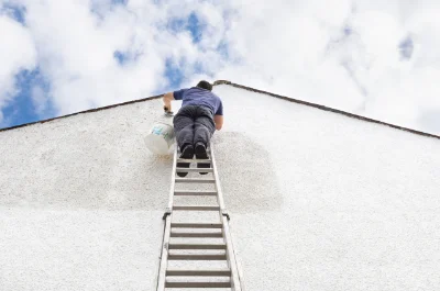 Peinture extérieure à la Balme-les-Grottes — façades et ravalement